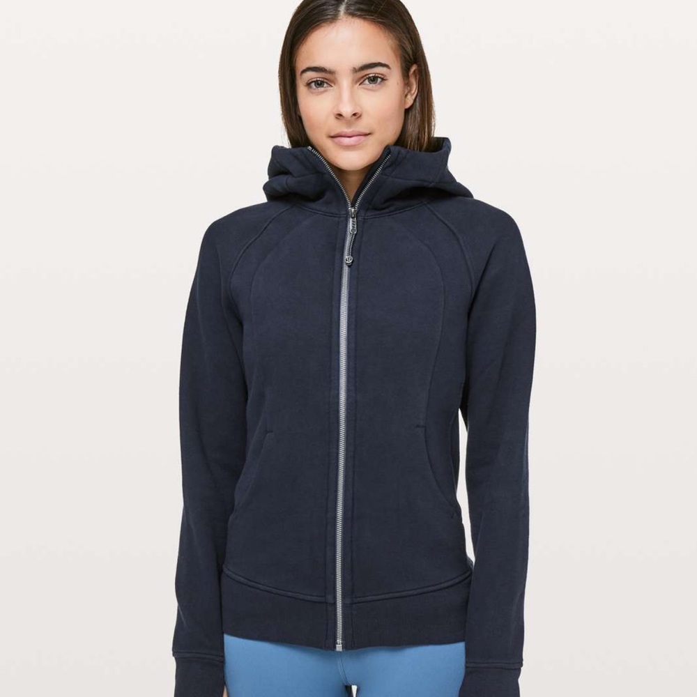 Lululemon Scuba Hoodie Light Cotton Navy / Size 6